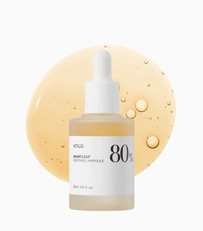 ANUA HEARTLEAF 80% MOISTURE SOOTHING AMPOILE