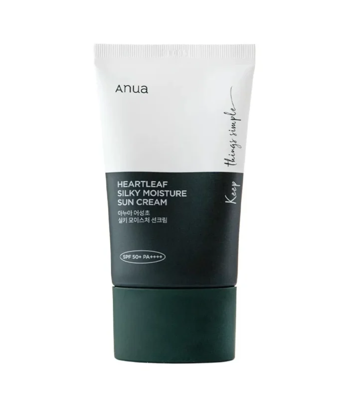 ANUA HEARTLEAF SILKY MOISTURE SUN CREAM SPF 50++++