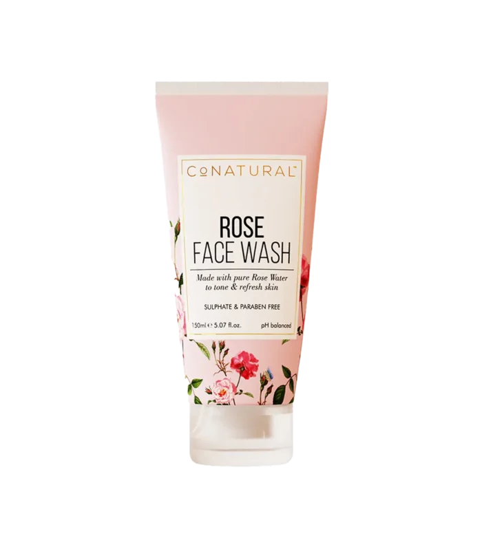 CONATURAL FACE WASH 150ML ROSE