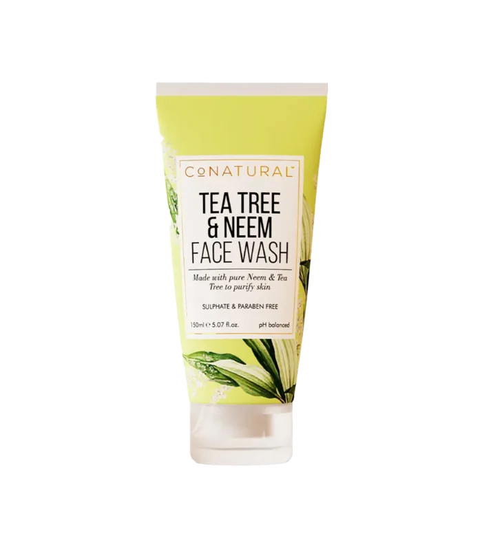 CONATURAL FACE WASH 150ML TEA TREE & NEEM