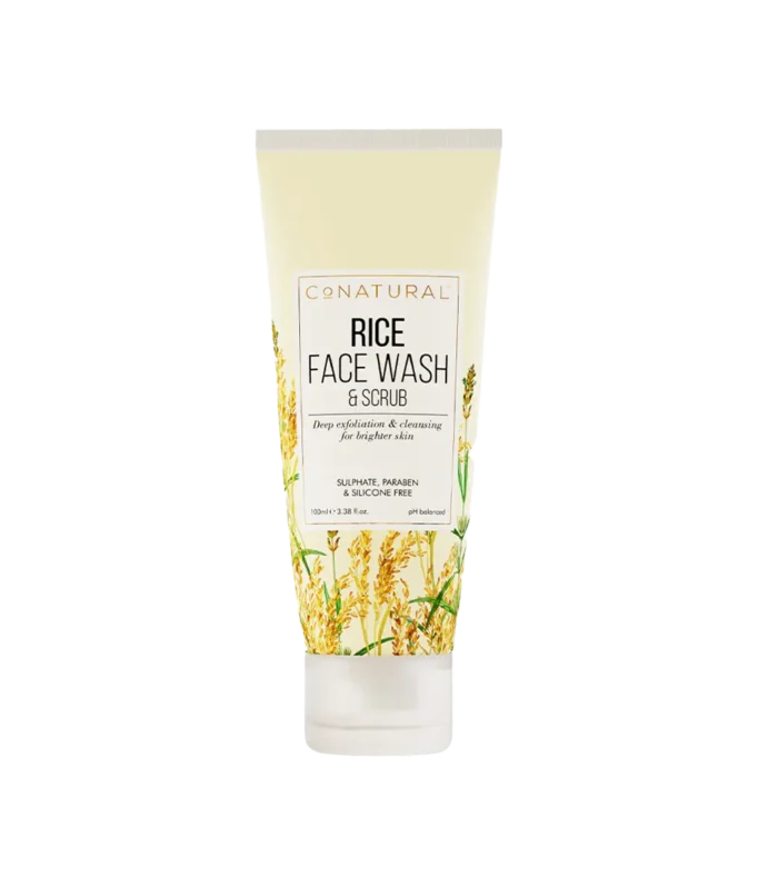 CONATURAL RICE FACE WASH SCRUB 100ML