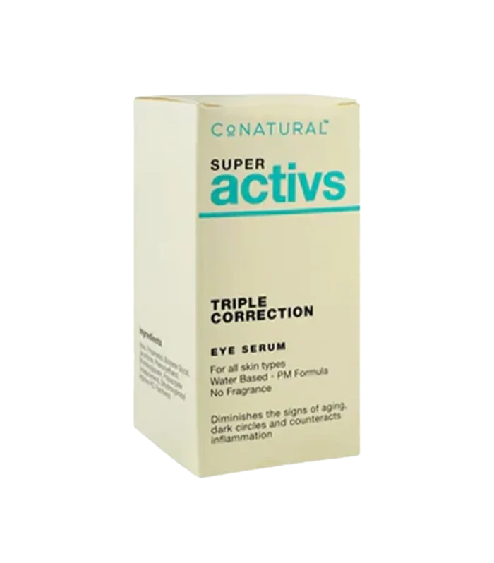 CONATURAL SUPER ACTIVS TRIPLE EYE SERUM 10ML