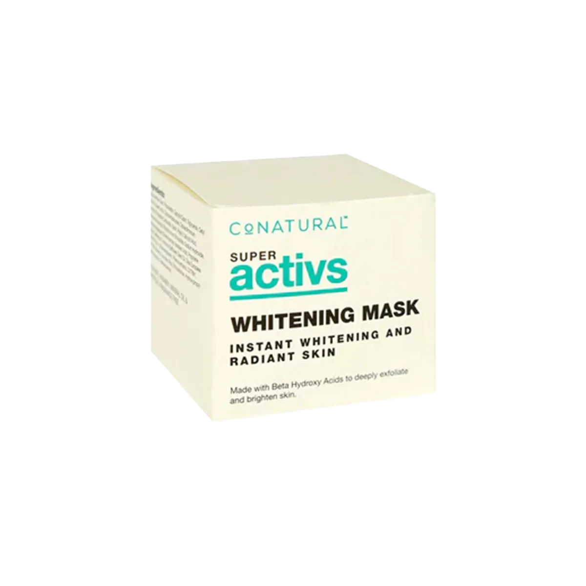CONATURAL SUPER ACTIVS WHITENING MASK 50G