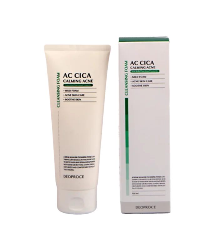 DEOPROCE AC CICA CALMING ACNE CLEANSING FOAM 150ML