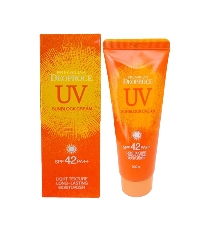 DEOPROCE UV SUNBLOCK CREAM SPF42+ 100G