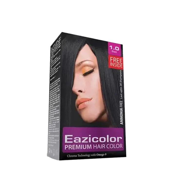 EAZICOLOR PREMIUM WOMEN HAIR COLOR 60ML 1.0