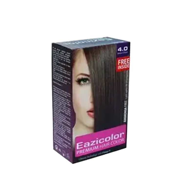 EAZICOLOR PREMIUM WOMEN HAIR COLOR 60ML 4.0