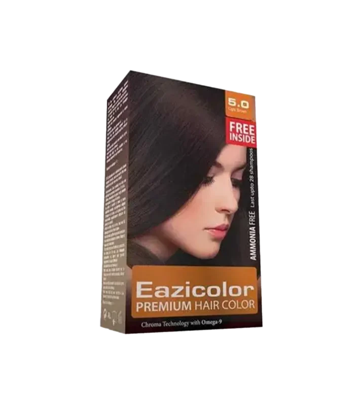 EAZICOLOR PREMIUM WOMEN HAIR COLOR 60ML 5.0