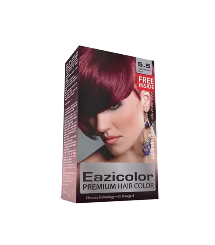 EAZICOLOR PREMIUM WOMEN HAIR COLOR 60ML 5.5