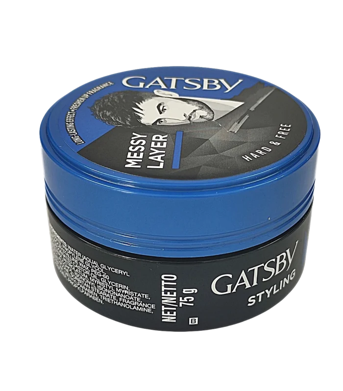 GATSBY HAIR WAX 75GM BRITISH HARD & FREE