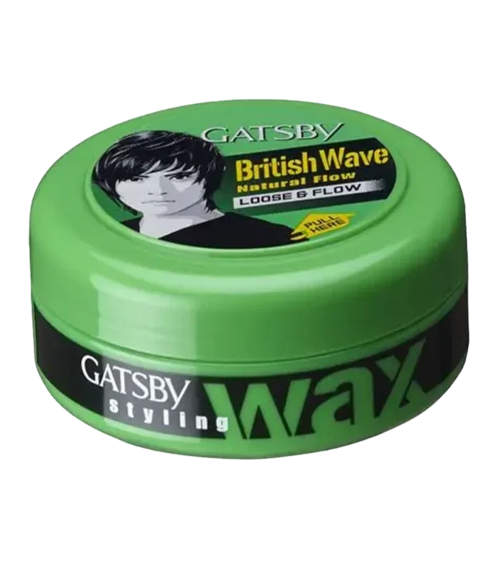 GATSBY HAIR WAX 75GM BRITISH WAVE LOOSE & FLOW