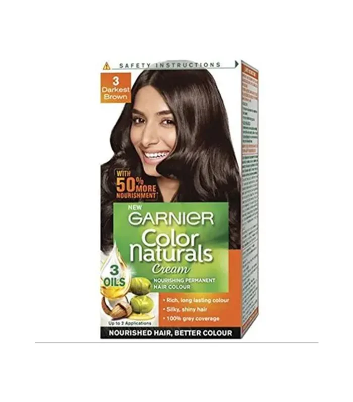 GARNIER COLOR NATURALS 3 DARKEST BROWN