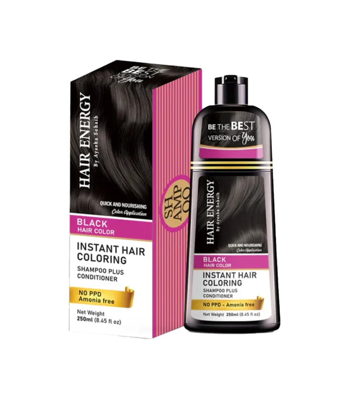 HAIR ENERGY INSTANT COLORING SHAMPOO PLUS CONDITIONER 250ML
