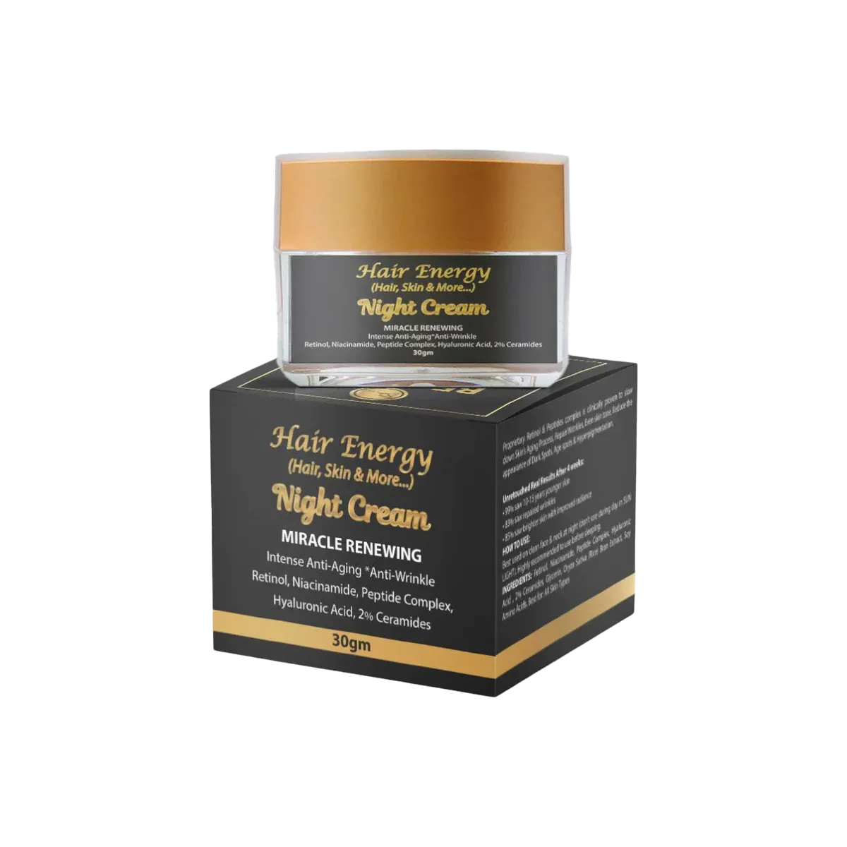 HAIR ENERGY NGIHT CREAM 30G MIRACLE WHITENING