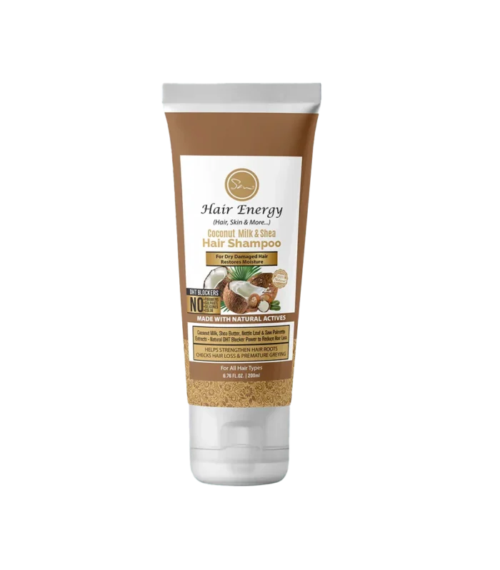 HAIR ENERGY SHAMPOO 200ML COCONUT MILK & SHEA