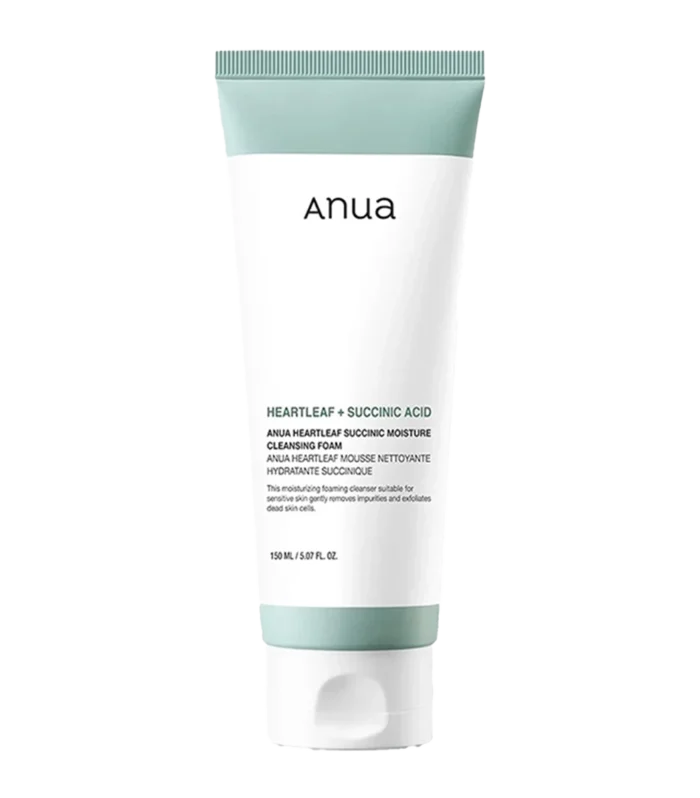 HEARTLEAF SUCCINIC MOSTURE CLEANSING FOAM