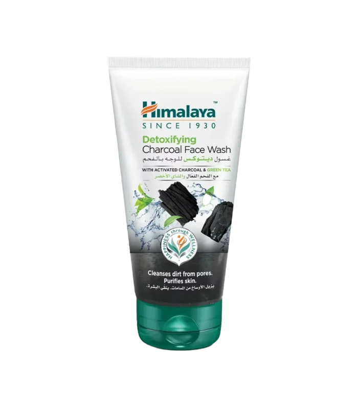 HIMALAYA FACE WASH 150ML CHARCOAL DETOXIFYING