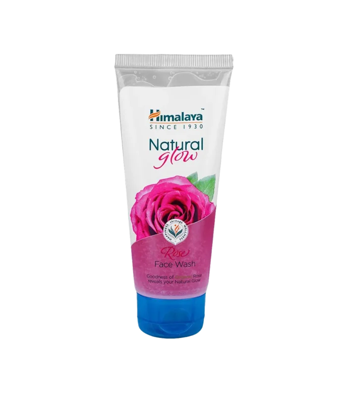 HIMALAYA FACE WASH 50ML ROSE NATURAL GLOW