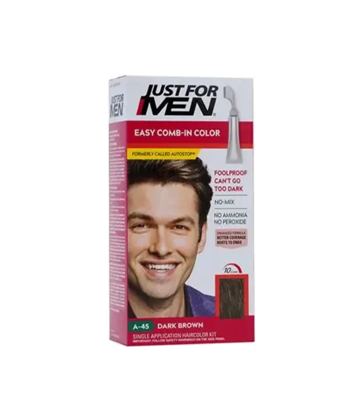 JUST FOR MEN COLOR EASY COMB DARK BROWN