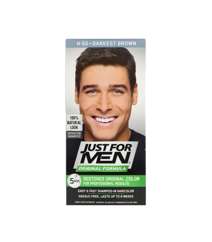 JUST FOR MEN COLOR HAIR DARKEST BROWN