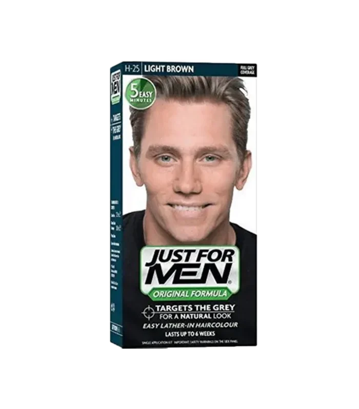 JUST FOR MEN COLOR HAIR LIGHT BROWN