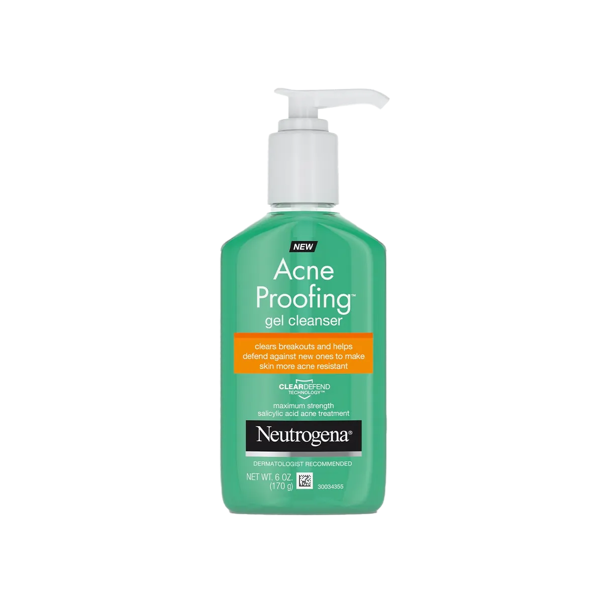 NEUTROGENA ACNE PROOFING GEL CLEANSER 170GM