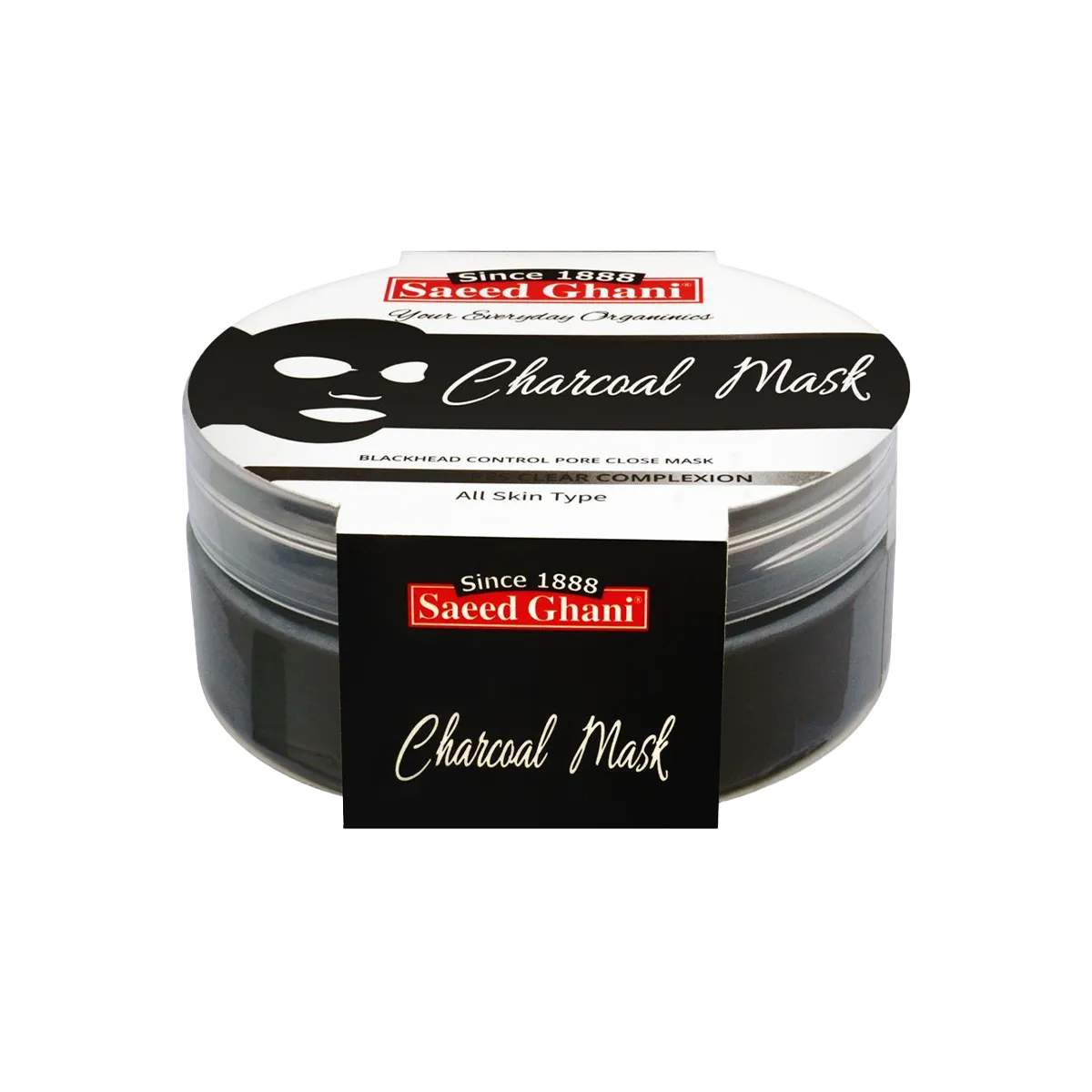 SAEED GHANI MASK CHARCOAL