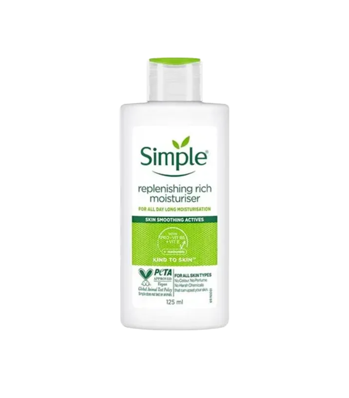 SIMPLE MOISTURISER 125ML REPLENISHING RICH
