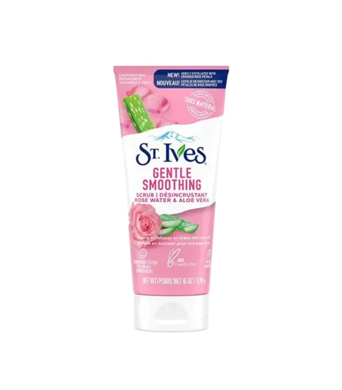 STIVES USA SCRUB 170GM GENTLE SMOOTHING ROSE WATER & ALOE VE